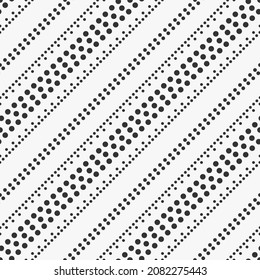Seamless vector pattern of peas. Abstract texture background with small circles, dotted line, angular shapes. Modern minimal pattern. Graphic design element.
