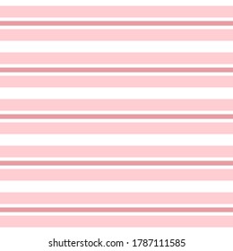 Seamless vector pattern with pink stripes on a white background. Festive cover, wrapping and surface design. Beautiful striped illustration.