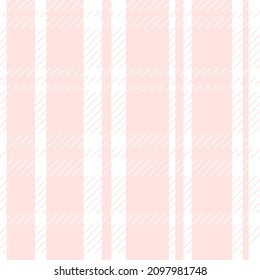 Seamless vector pattern with plaid in on-trend colors of pink and white. Abstract, tar tan, valentine, line print hand drawn. Designs for textiles, fabric, wrapping paper, packaging, social media.