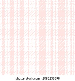 Seamless vector pattern with plaid in on-trend colors of pink and white. Abstract, tar tan, valentine, line print hand drawn. Designs for textiles, fabric, wrapping paper, packaging, social media.