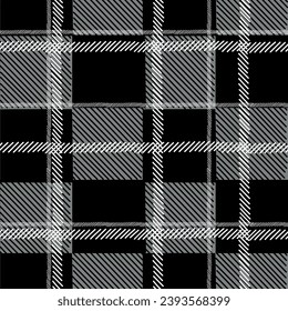 Seamless vector pattern with plaid in on-trend colors. Abstract, tar tan, valentine, line print hand drawn. Designs for textiles, fabric, wrapping paper, packaging, social media.