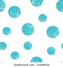 Seamless vector pattern. Polka dot . Dotted background with circles, dots, rounds Vector illustration Flat Scandinavian style for print on fabric, gift wrap, web backgrounds, scrap booking, patchwork