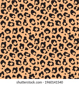 Seamless vector pattern. Print Leopard spots