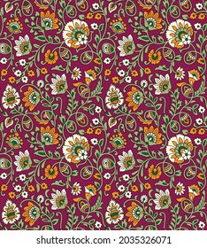 Seamless Vector Pattern For Print Purposes , Paisley Pattern, Paisley