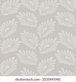 Seamless vector pattern print wallpaper background with paisley ornament ethnic art decor design	