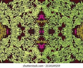 Seamless vector pattern for printing on fabric