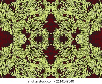 Seamless vector pattern for printing on fabric