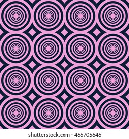 seamless vector pattern. purple color. simple circle element geometry ornament. interior decoration, wallpaper, presentation, fashion design