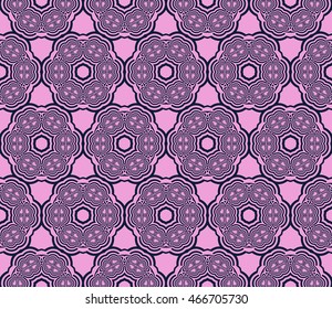 seamless vector pattern. purple color. simple circle element geometry ornament. interior decoration, wallpaper, presentation, fashion design