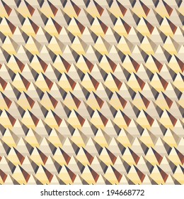 Seamless vector pattern of pyramids.