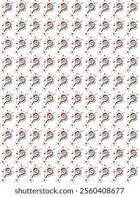Seamless vector pattern with question marks