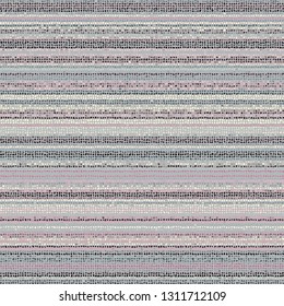Seamless vector pattern. Pattern of a random small dots. Horizontal lines.