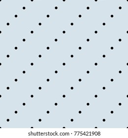 Seamless vector pattern. Regular repeating monochrome texture. Stripes from diagonal dotted lines
