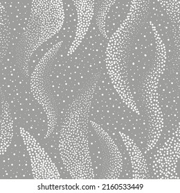 seamless vector pattern with repeating dotted wavy pattern. abstract endless background wallpaper