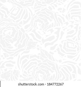 Seamless vector pattern. Retro background with roses. Flower ornament. Floral  illustration in vintage style 