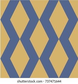 Seamless vector pattern Rhombic geometric  background The element of design to create layouts, backgrounds, printing on fabric, paper, wrapping, Wallpaper Ornament in ethnic style Vector illustration 