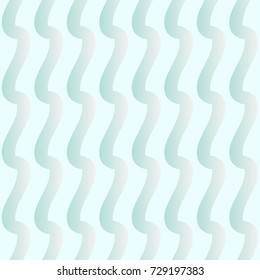 Seamless vector pattern with rounded curved shapes
