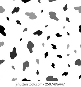 Seamless vector pattern with sanding machine symbols, creating a creative monochrome background with rotated elements. Vector illustration on white background