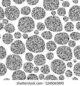 Seamless vector pattern with silver element