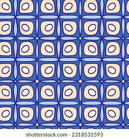 Seamless vector pattern. Simple cartoon wallpaper design for home. Decorative fashion textiles.