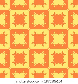 Seamless vector pattern with simple geometric ornament. Abstract background for printing on textiles, paper and other surfaces. 