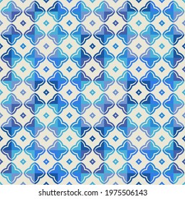Seamless vector pattern with simple geometric ornament. Abstract background for printing on textiles, paper and other surfaces. 