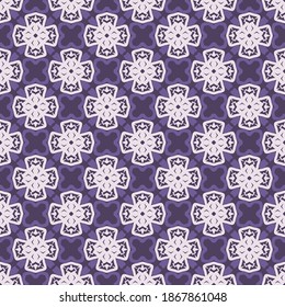 Seamless vector pattern with simple ornament. Abstract design for textiles, paper.