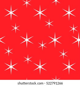 Seamless vector pattern with snowflakes