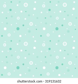 Seamless vector pattern with snowflakes. Can be used for wallpaper, pattern fills, web page background, surface textures