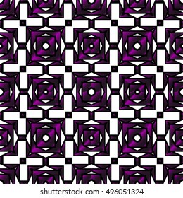 seamless vector pattern of square. purple gradient. vector illustration