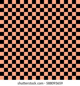 Seamless vector pattern with squares. Simple checkered graphic design. drawn background with little decorative elements. Print for wrapping, web backgrounds, fabric, decor, surface.