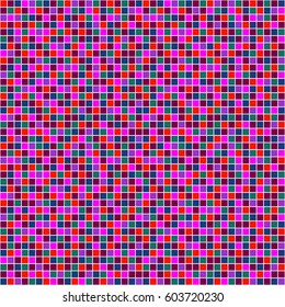 Seamless vector pattern with squares. Simple checkered graphic design. drawn background with little decorative elements. Print for wrapping, web backgrounds, fabric, decor, surface