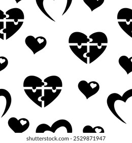 Seamless vector pattern for St. Valentine's day