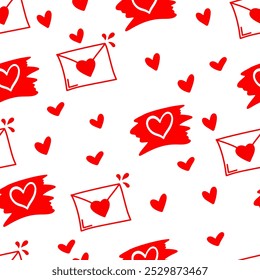 Seamless vector pattern for St. Valentine's day