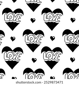 Seamless vector pattern for St. Valentine's day