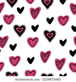 Seamless vector pattern for St. Valentine's day