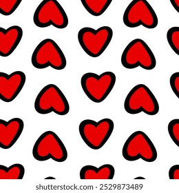 Seamless vector pattern for St. Valentine's day