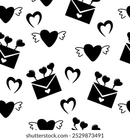 Seamless vector pattern for St. Valentine's day