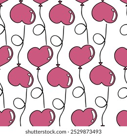 Seamless vector pattern for St. Valentine's day