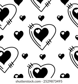 Seamless vector pattern for St. Valentine's day