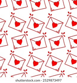 Seamless vector pattern for St. Valentine's day