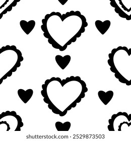 Seamless vector pattern for St. Valentine's day