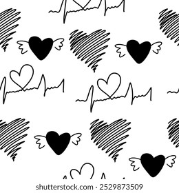 Seamless vector pattern for St. Valentine's day