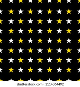 Seamless vector pattern with star shapes