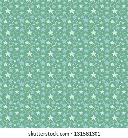 Seamless vector pattern with stars.