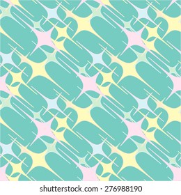 Seamless vector pattern with the stars