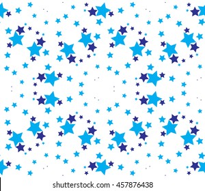 seamless vector pattern with stars geometrical ornament. for design, textile and light industry.