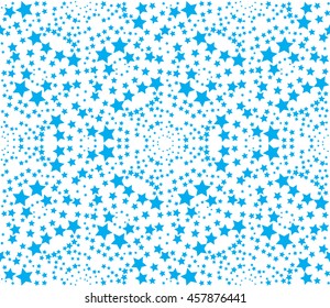 seamless vector pattern with stars geometrical ornament. for design, textile and light industry.