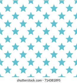 Seamless vector pattern with stars. Retro, vintage background Flat Scandinavian style for print on fabric, gift wrap, scrap booking, patchwork Modern graphic design. Hipster creative tileable print.