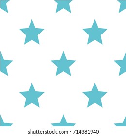 Seamless vector pattern with stars. Retro, vintage background Flat Scandinavian style for print on fabric, gift wrap, scrap booking, patchwork Modern graphic design. Hipster creative tileable print.